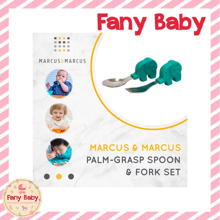 MARCUS &amp; MARCUS PALM GRASP SPOON &amp; FORK SET