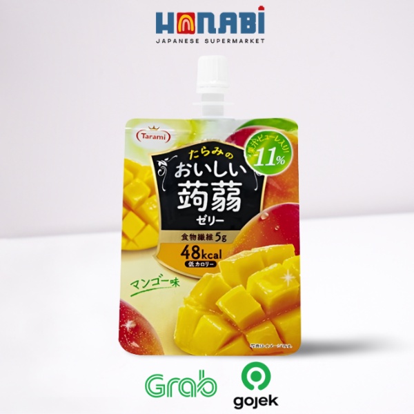 

Tarami Oishi Konjac Jelly Mango 150g - Jelly Rasa Mangga Made In Korea
