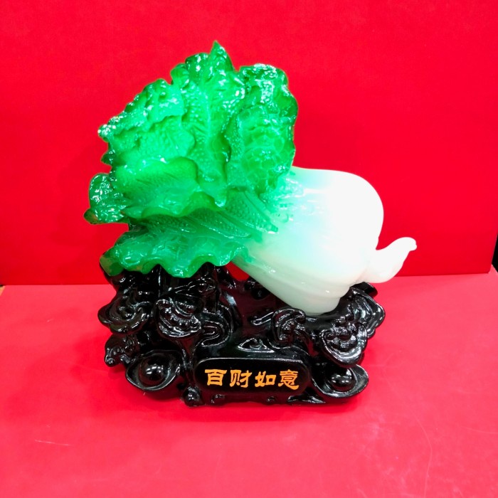 Patung Pajangan Sayur Fatcoi (Sawi Putih)