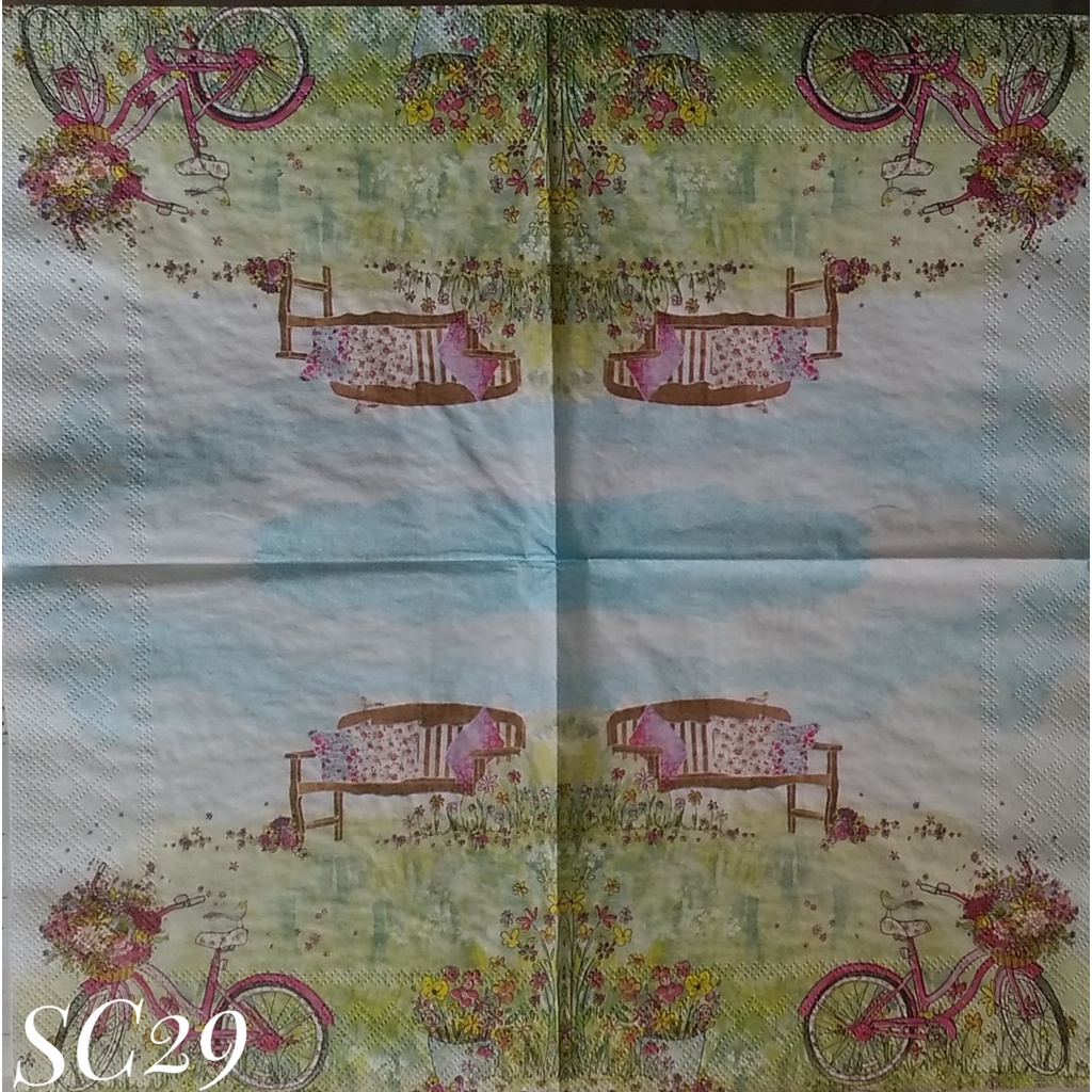 

Napkin Eropa Scene SC29 / Tissue Decoupage