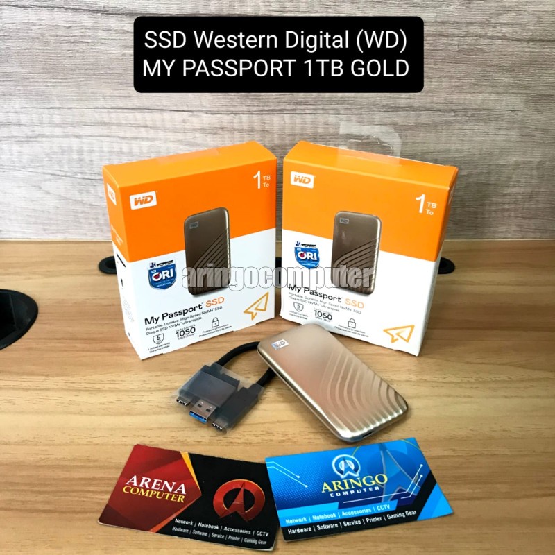 SSD Western Digital (WD) MY PASSPORT 1TB GOLD