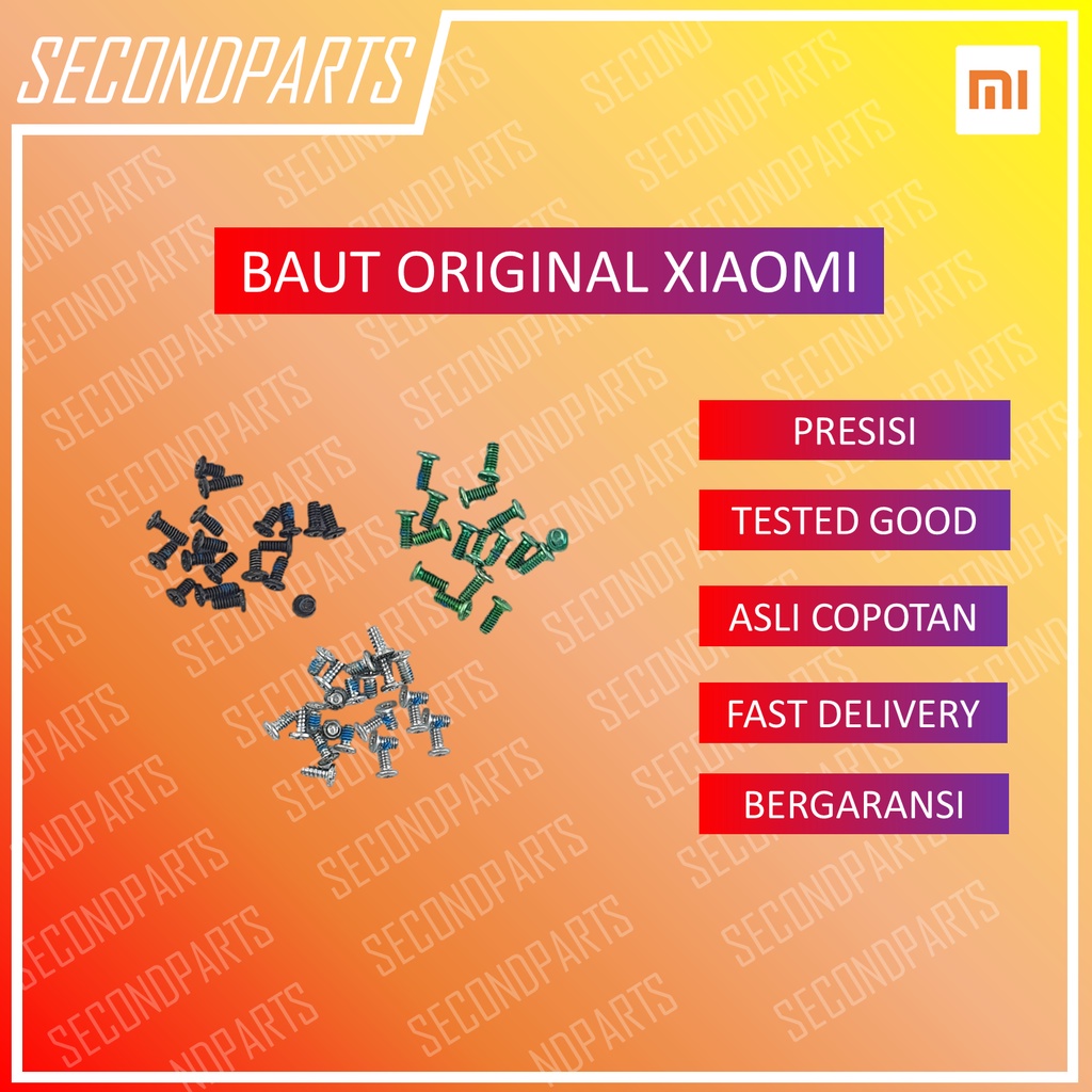 BAUT ORIGINAL ALL XIAOMI REDMI 1S 2 PRIME 3S 4X NOTE 1 2 3 4 REDMI 4A 5A 6A NOTE 5 6 NOTE 7 NOTE 8 10 PRO POCO X3 M3ORIGINAL