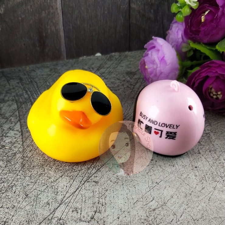 Dekorasi Mainan Bebek Helm Aksesoris Sepeda Stroller Bayi Mobil Sepeda Motor Lucu Helmet Duck For Bicycle Car Dekoratif