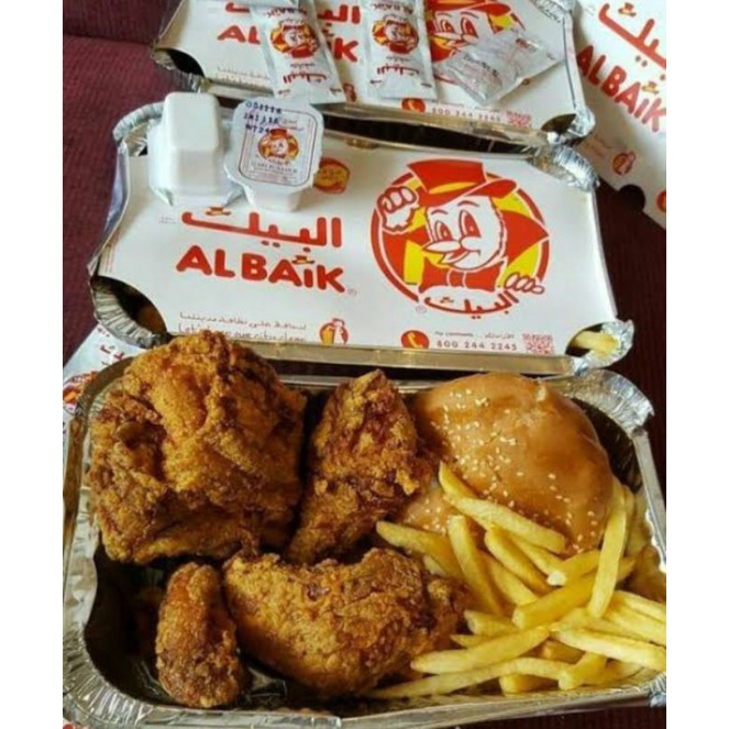 Albaik Al baik Chicken Meal asli Saudi Arabia termurah