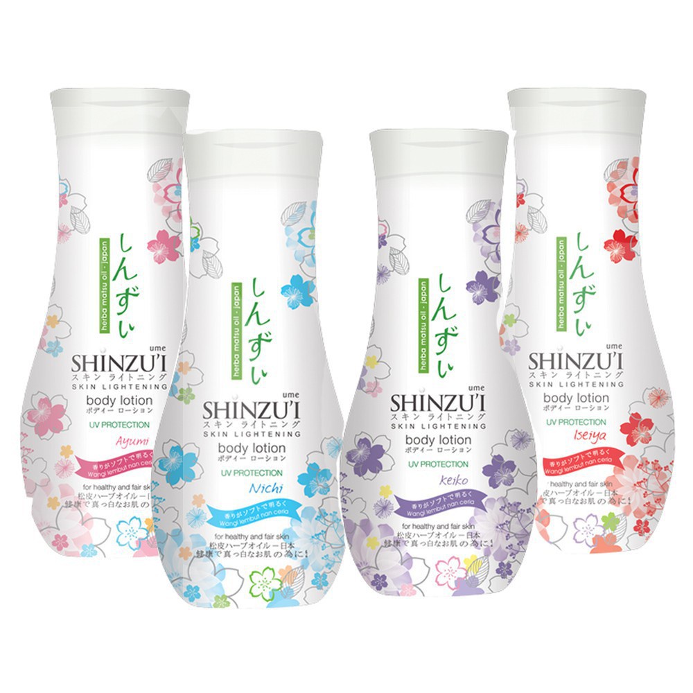 Shinzu'i Skin Lightening Body Lotion - 100ml - 210ml - Shinzui ORI 100%