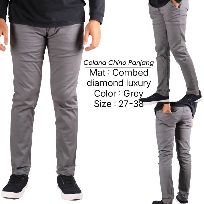 Celana Chino Panjang/Celana Chino Pria / Celana Cino Panjang / Celana Chinos Panjang Ukuran 27-38
