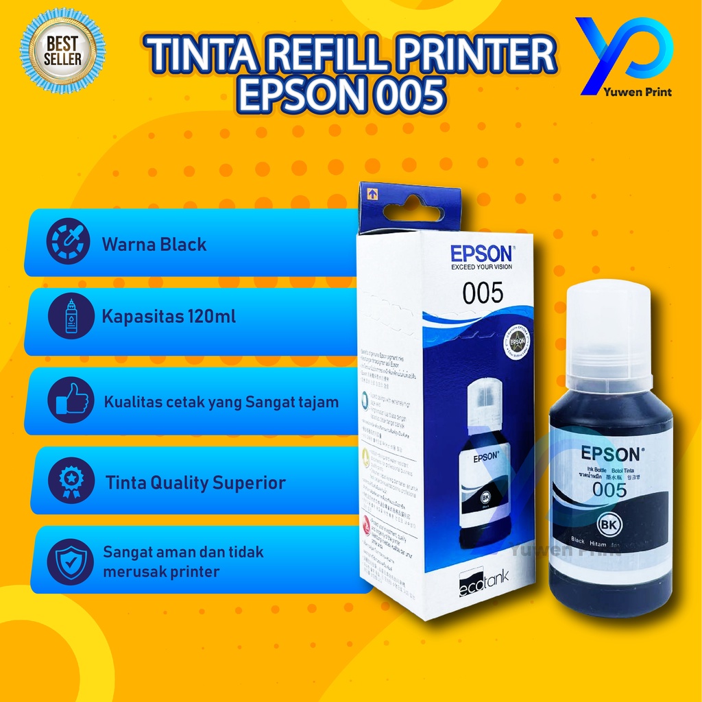 Tinta Epson 005 For Printer M3170 M1100 M1120 M2140 M1140 Warehouse Sale