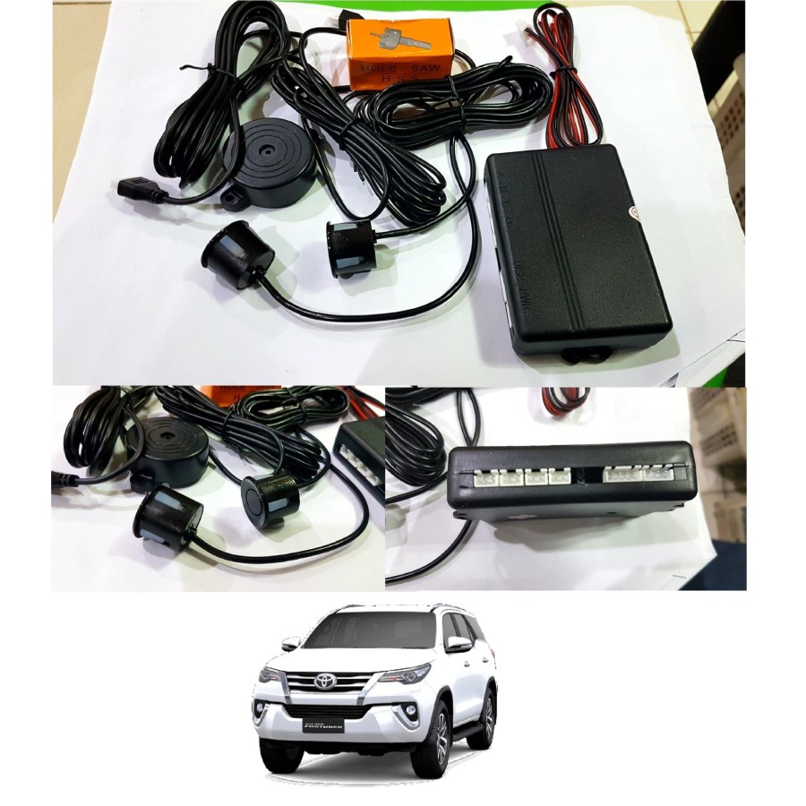 Sensor Parkir Mobil 2 Titik Universal Mobil Fortuner