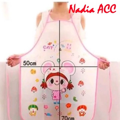 Celemek Apron motif karakter lucu waterproof C007