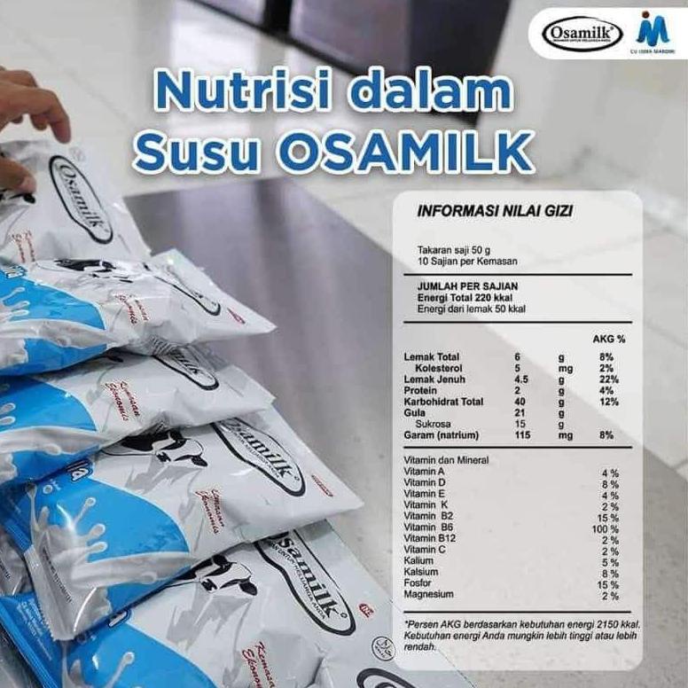 

✩Harga Termurah SUSU OSAMILK ORIGINAL 100% Penggemuk Badan & Penambah Nafsu Makan 500 g 78 ☋