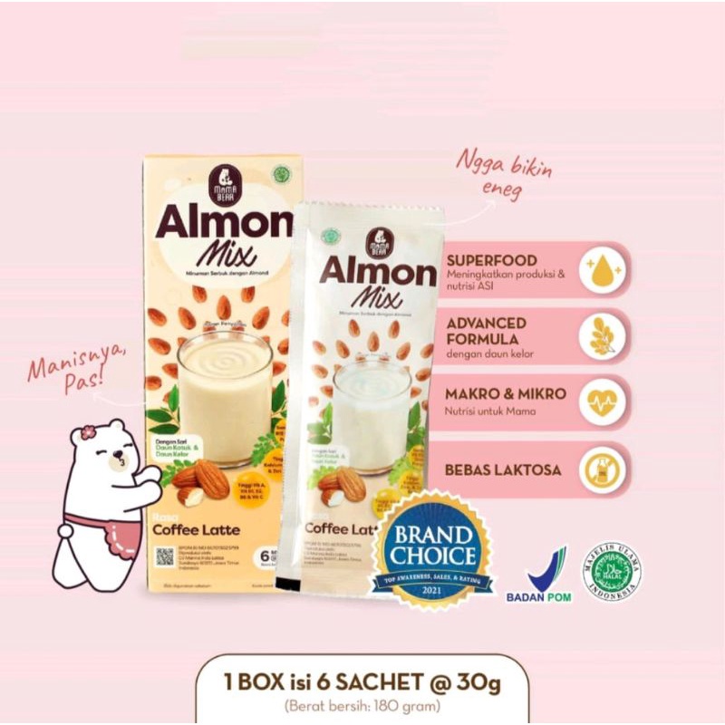 Mamabear Almon Mix Minuman serbuk Almond