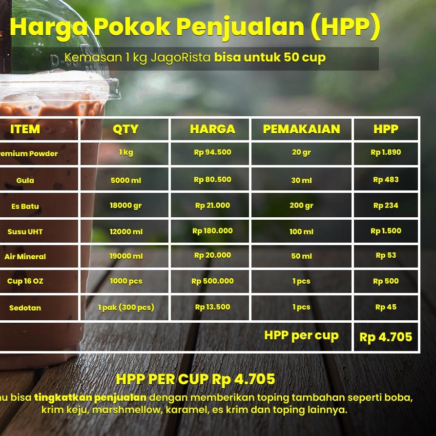 

Quality Control✅Jagorista - 1 KG Premium GOLD Strawberry ( Bubuk Minuman / drink Powder )|RA2