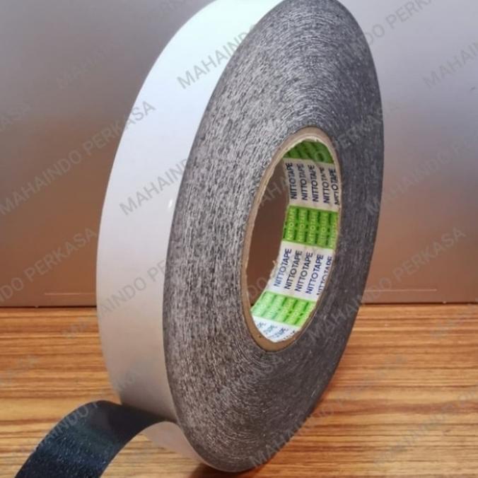 

Nitto tape Double tape ini tahan panas Bahan lem karet Uk 24mm x 50M