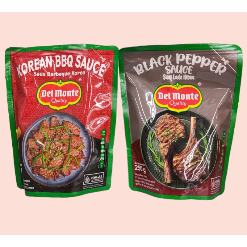 

Delmonte Saus BBQ ( Barbeque ) Korea | Delmonte Saus Black Pepper ( Lada Hitam ) 250 gr