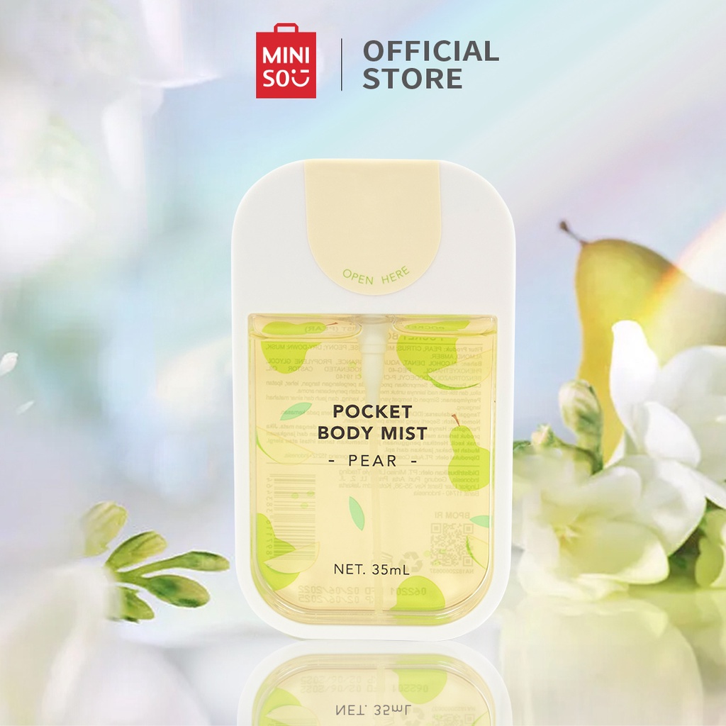 Miniso Body Mist Cologne / Portabel Body Spray / Parfum Wanita / Farfum Cewek / English Pear Mawar s