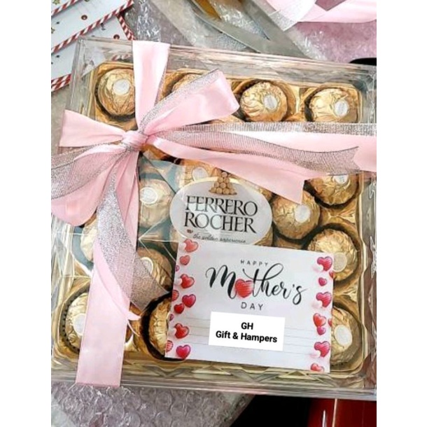 

KADO HARI IBU COKLAT FERRERO ROCHER HAPPY MOTHERS DAY HADIAH GIFT SET HAMPERS BESTSELLER READY STOCK