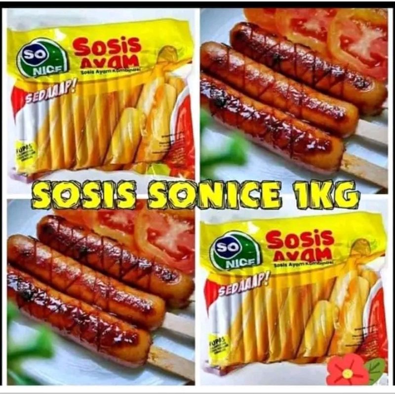 Jual Sosis Sonice 1kg Isi 40 Pcs Sosis Ayam Sonice Shopee Indonesia