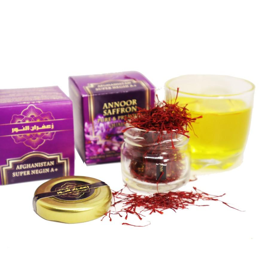 

☸ BELI 1 GRATIS 1 Saffron Super Negin 1gr GRADE 1+ Afghan Bersertifikat ゾ