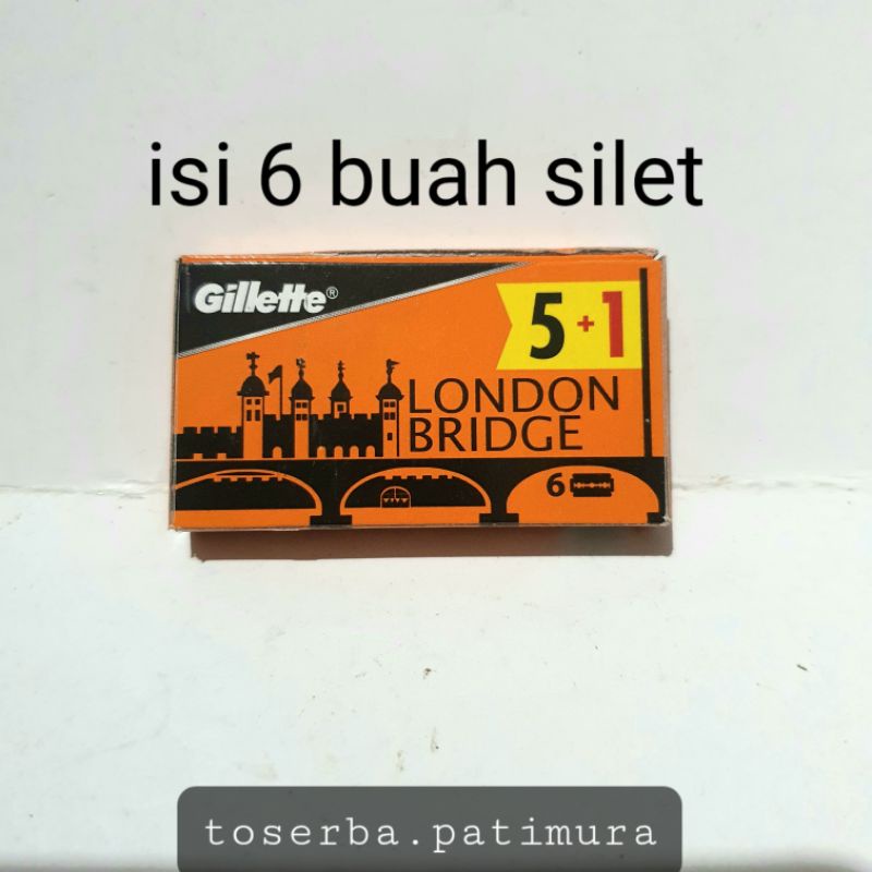 GILLETTE LONDON BRIDGE (SATUAN) SILET