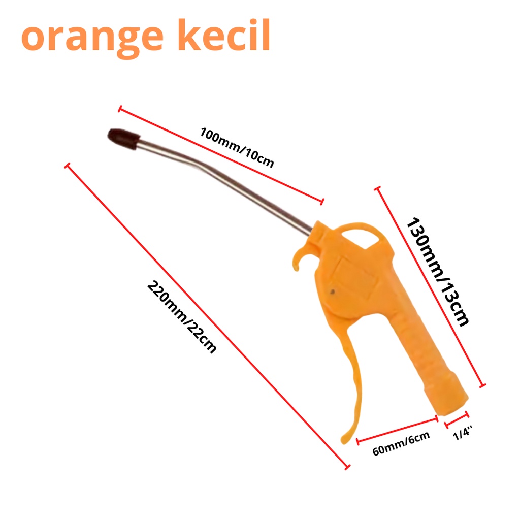 AIR BLOW GUN PISTOL ANGIN UDARA KOMPRESOR COMPRESSOR COUPLER AIR DUSTER (PILIH VARIASI)