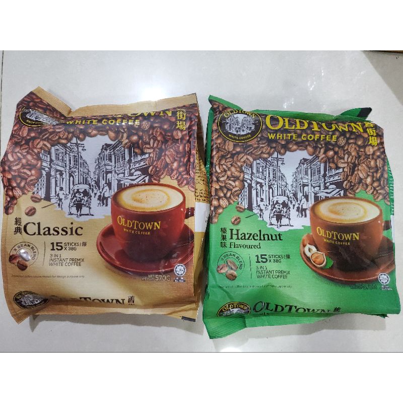 Old town oldtown white coffee malaysia kopi 3 in 1