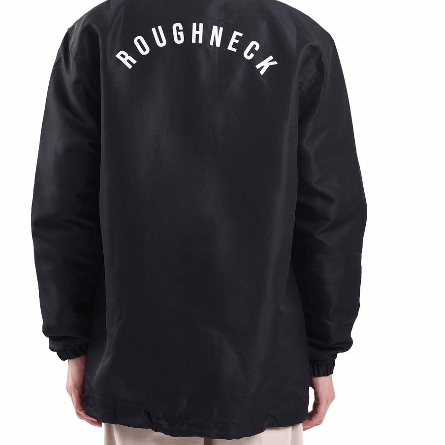 ➟➬✢ Roughneck CJ130 Black Sig R Coach Jacket Laris