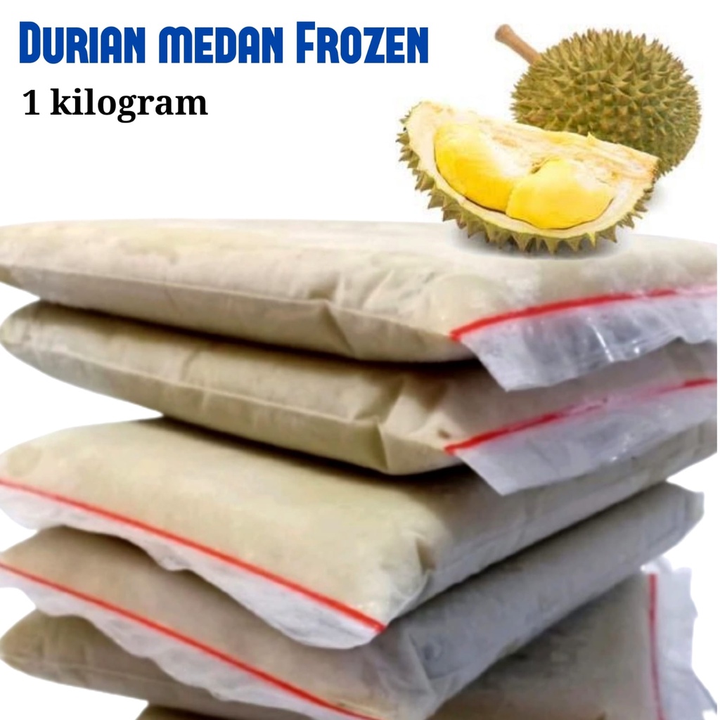 

Buah frozen Durian beku tanpa biji dan tanpa campuran air 1kg (frozen) - TOSERBA125