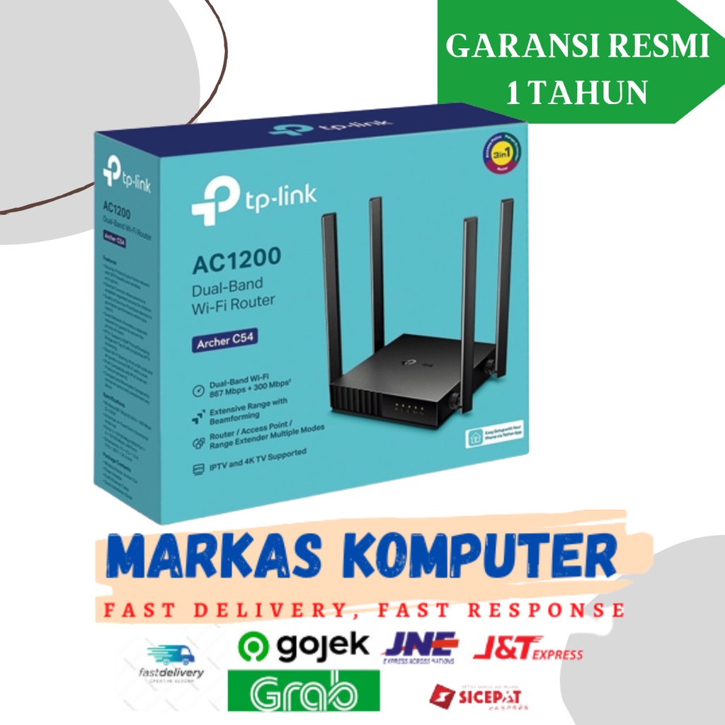 TP-LINK Archer C54 AC1200 Dual-Band Wi-Fi Router