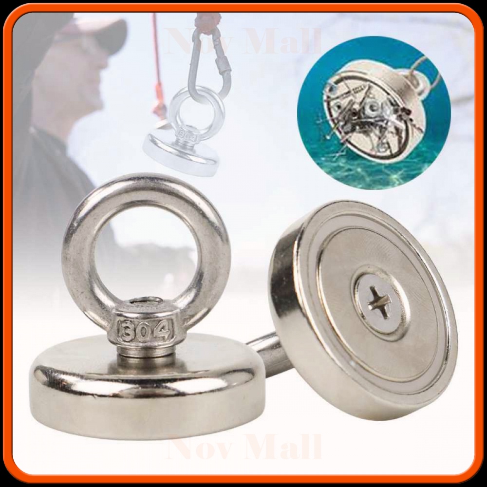 Magnet Gantungan Round Hook Strong Neodymium 42mm -ST560
