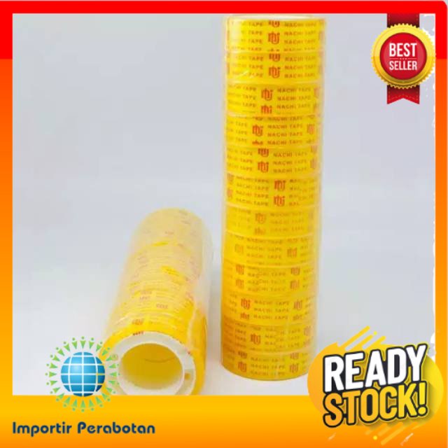 

IMP-G204-Isolasi Kado 12mm Isolasi Bening Pita Perekat Selotip