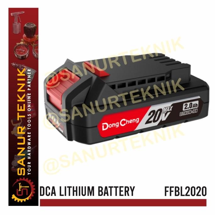 DCA FFBL2020 LITHIUM BATTERY BATERAI BATRAI 20V 2.0AH 2AH 2 AH