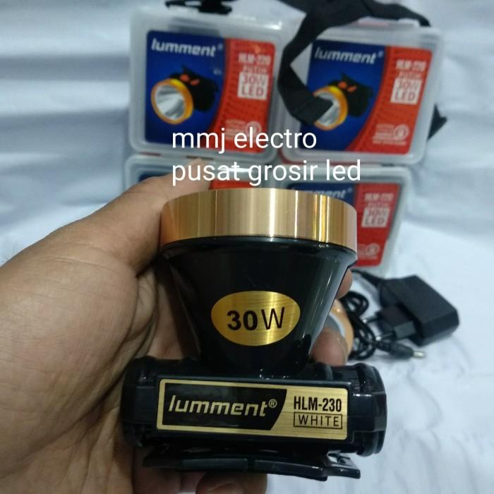 Senter Kepala 30 watt Lumment HLM 230 Headlamp Putih