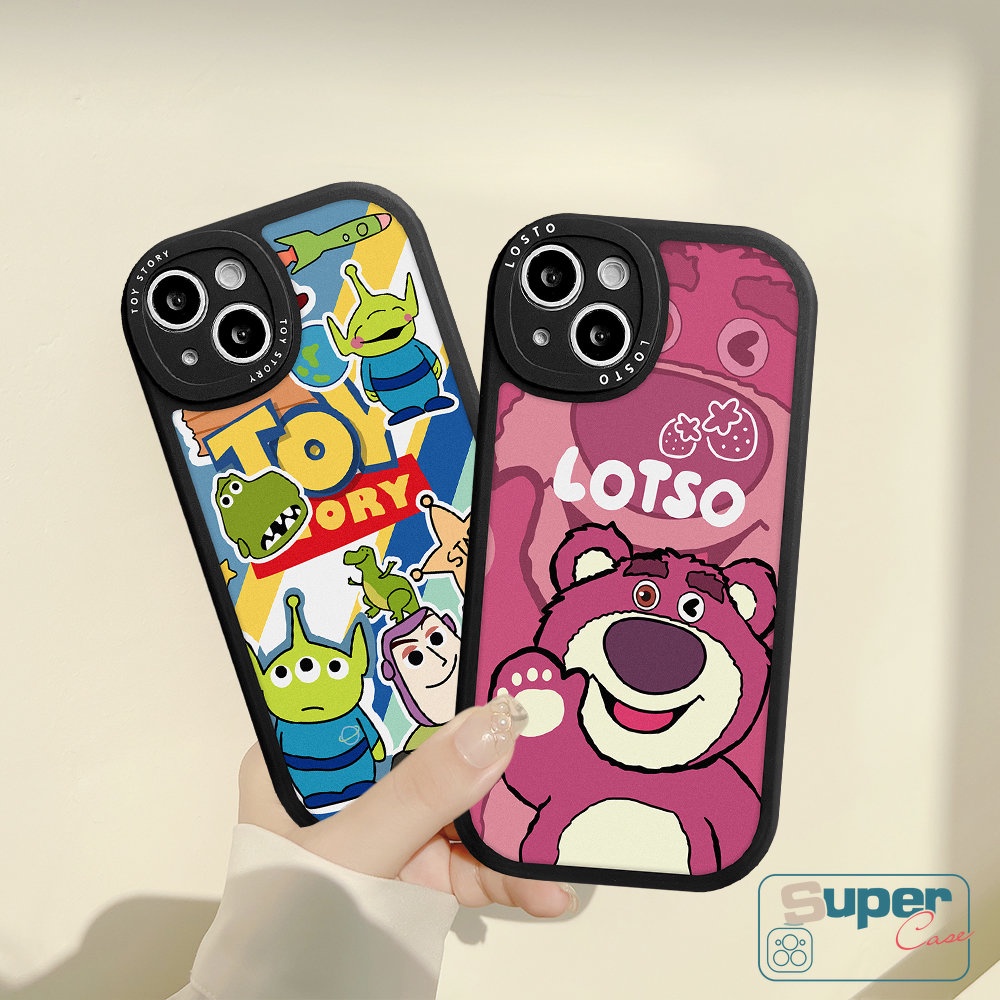 Kartun Lucu Toy Story Strawberry Bear Soft Case Samsung A13 A04 A50 A50s A03 A23 A04s A12 A22 A53 A03s A52 A52s A73 A32 A21s A30s A33 A20s A02s A31 A10s A20 M23 A72 A71 A51 A11