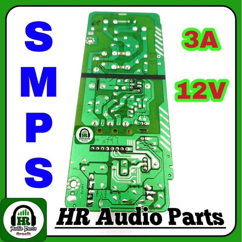 SMPS DC 12V Real 3A Anti Konslet For Mini Amplifier Class D / TDA2005 Dll