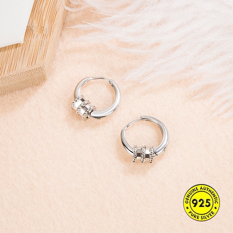 Jepit Pinggang Kecil Klip Telinga Pria Anti Karat Anti Air Anting Ukuran Kecil U1186