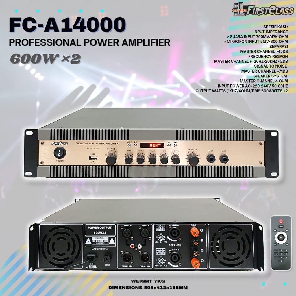 Amplifier karaoke firstclass FC A4000 / FCA 4000 / FCA4000