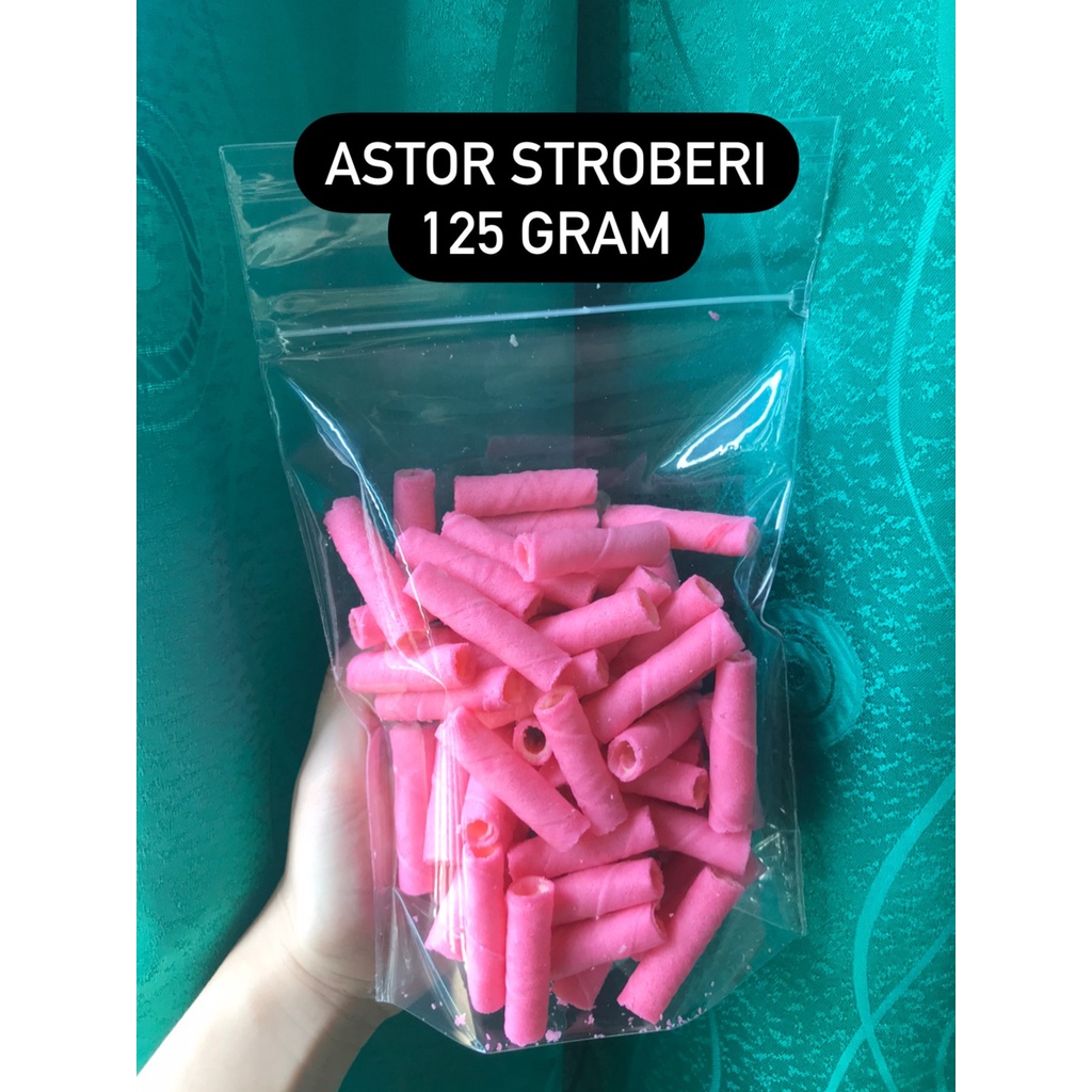 

125 GRAM MINI ASTOR STROBERI ASTOR STRAWBERRY TERMURAH SNACKY MEDAN ASTOR KILOAN ASTOR MURAH