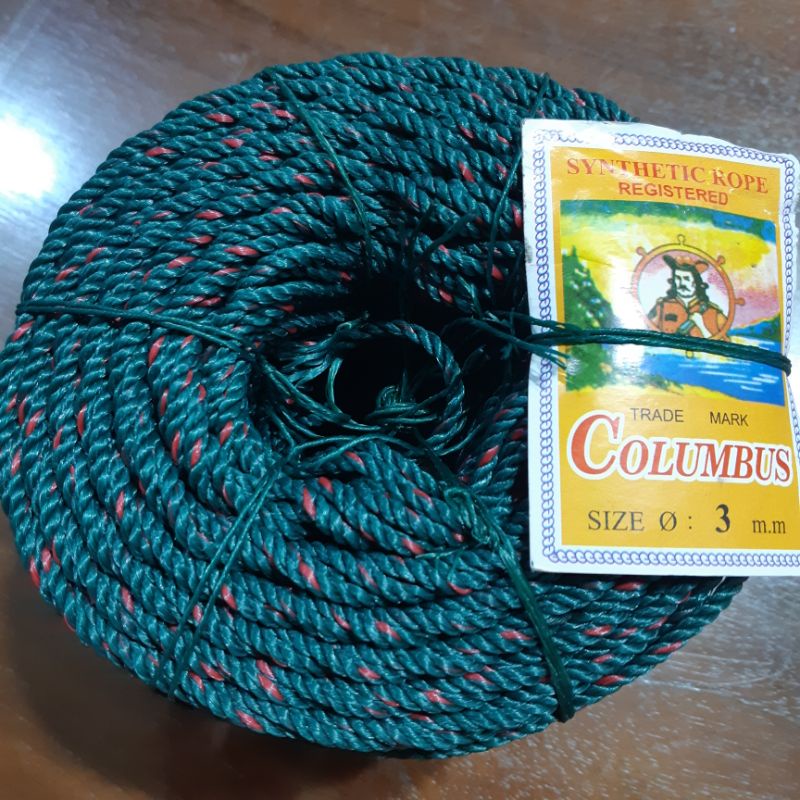 Tali tambang kecil 3mm merek COLOMBUS