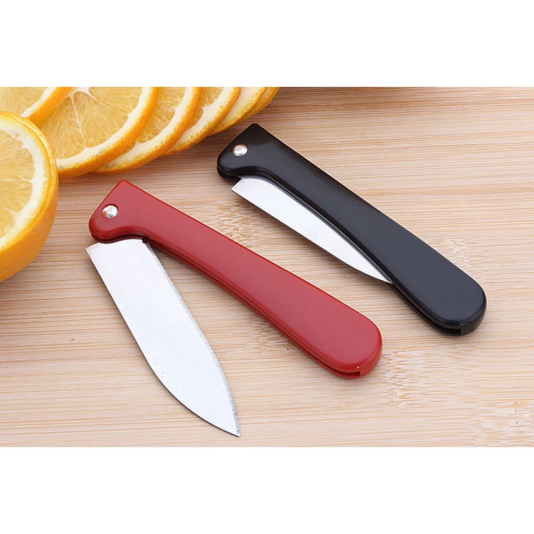 Pisau Dapur Lipat Praktis Pisau Travel Folding Knife Serbaguna Pisau Lipat Kupas Buah Sayur Stainless Steel TERMURAH TERLARIS