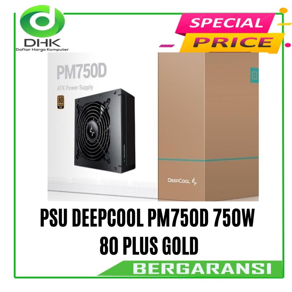 Psu DeepCool PM750D 750W 80 Plus Gold Flat Cable