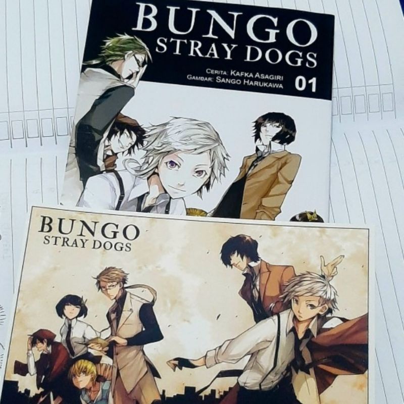 Preloved Komik Bungou Stray Dogs vol 1 (with official postcard from Elex)