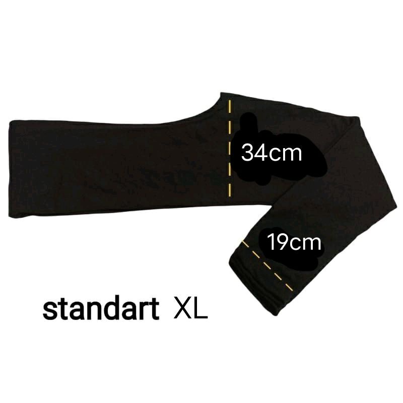 Manset Tangan Sambung Bolero XL  (Spandex Rayon Premium) Manset Tangan Anti Melorot