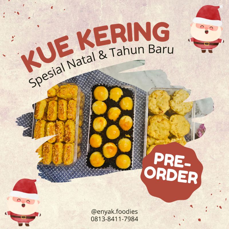 

OPEN PRE ORDER KUE KERING UNTUK NATAL DAN TAHUN BARU