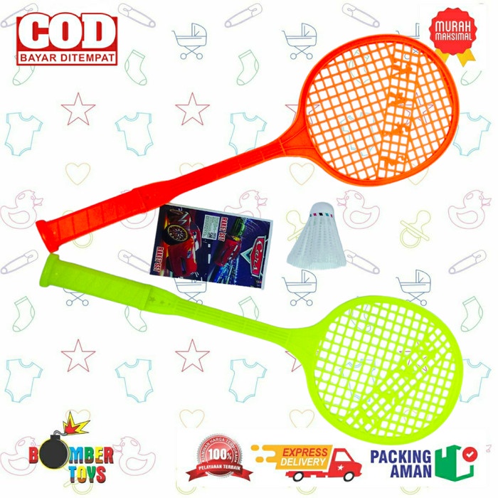 MAINAN ANAK Olahraga Bulutangkis RAKET BADMINTON Kock 1 pasang Sport