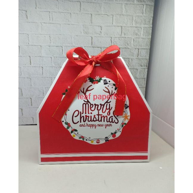 

Paper bag natal / tas natal / christmas gift hadiah natal hampers hantaran tas hadiah tas jinjing / kemasan natal / gift box christmas hamper kado tebal mewah premium
