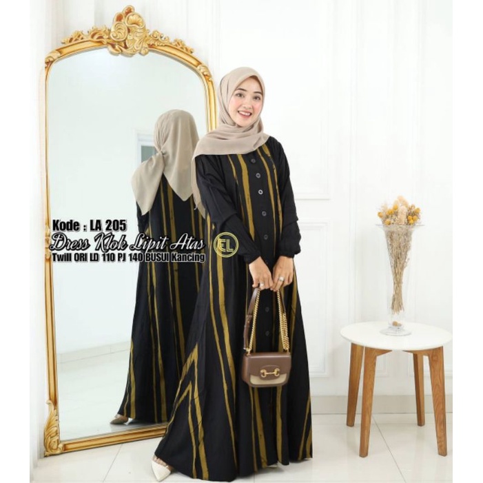 gamis elzhaf LA 205 twill ori semarang