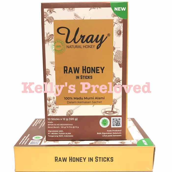 

MADU URAY STICK SACHET | RAW HONEY & GINGER 10 STICKS - RAW HONEY