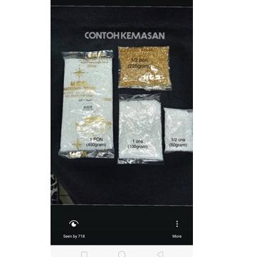 Grosir Murah 1/2 ons atau 50 gram payet jepang merah maroon kode 517 518