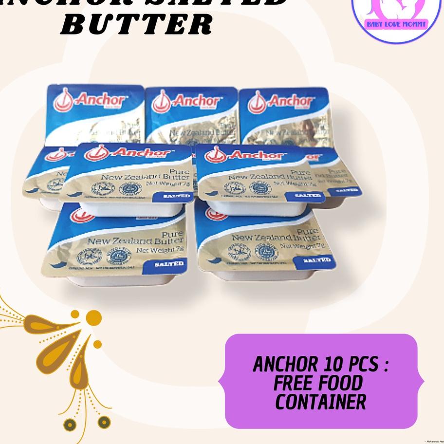 

Anchor Unsalted butter 10pcs x 7gr Butter untuk mpasi Lemak Tambahan MPASI Baby FREE BUBBLE + KARDUS+ THINWALL