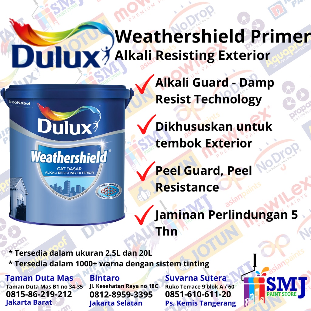 Jual Dulux Weathershield Primer Alkali Resisting Cat Dasar Sealer